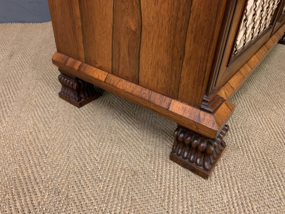 Regency Period Rosewood Side Cabinet View XVI