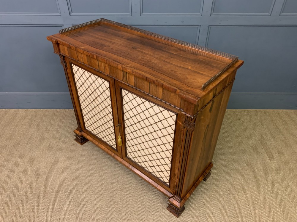 Regency Period Rosewood Side Cabinet View XIX