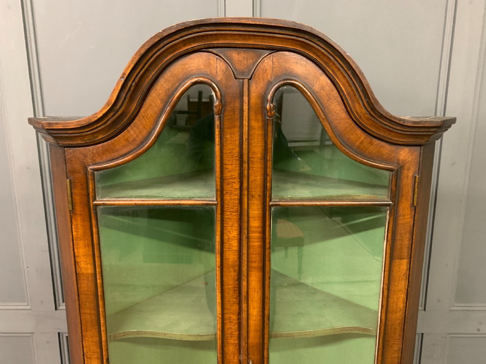 Burr Walnut Corner Cabinet View III