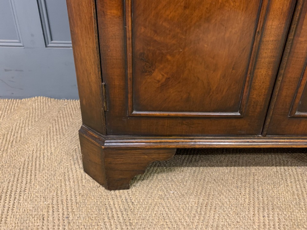 Burr Walnut Corner Cabinet View IV