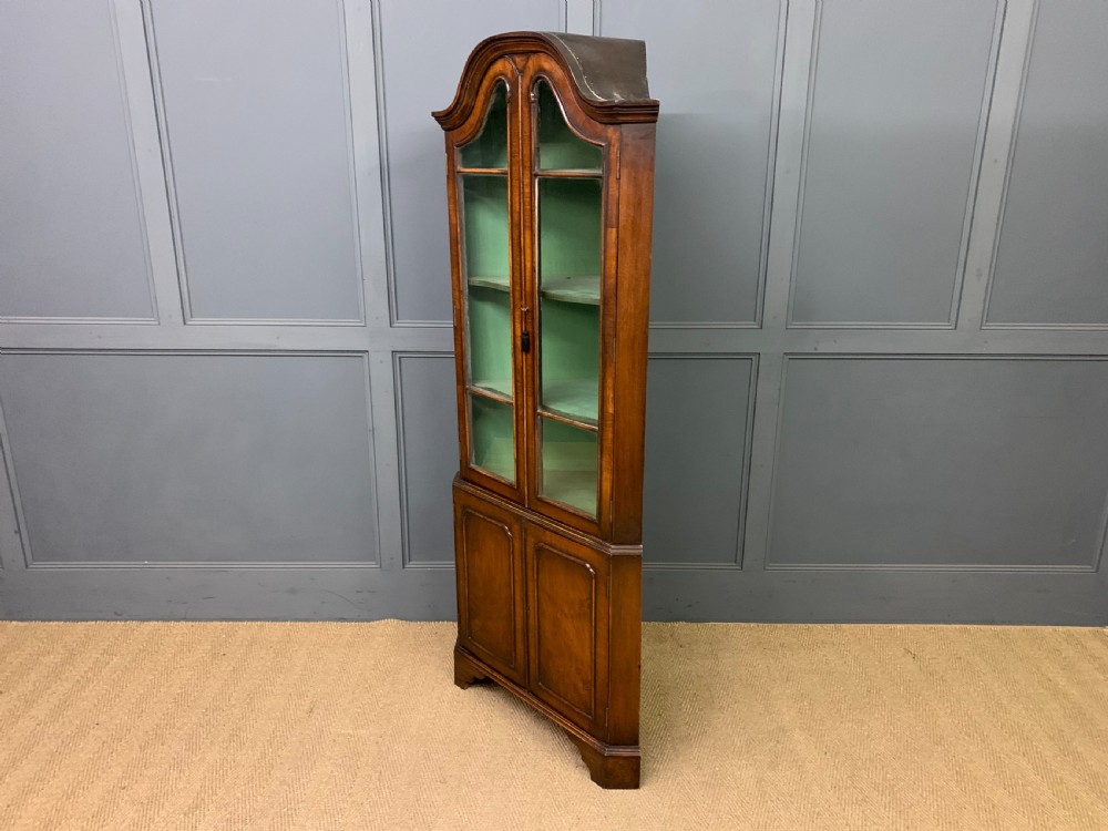 Burr Walnut Corner Cabinet View VII