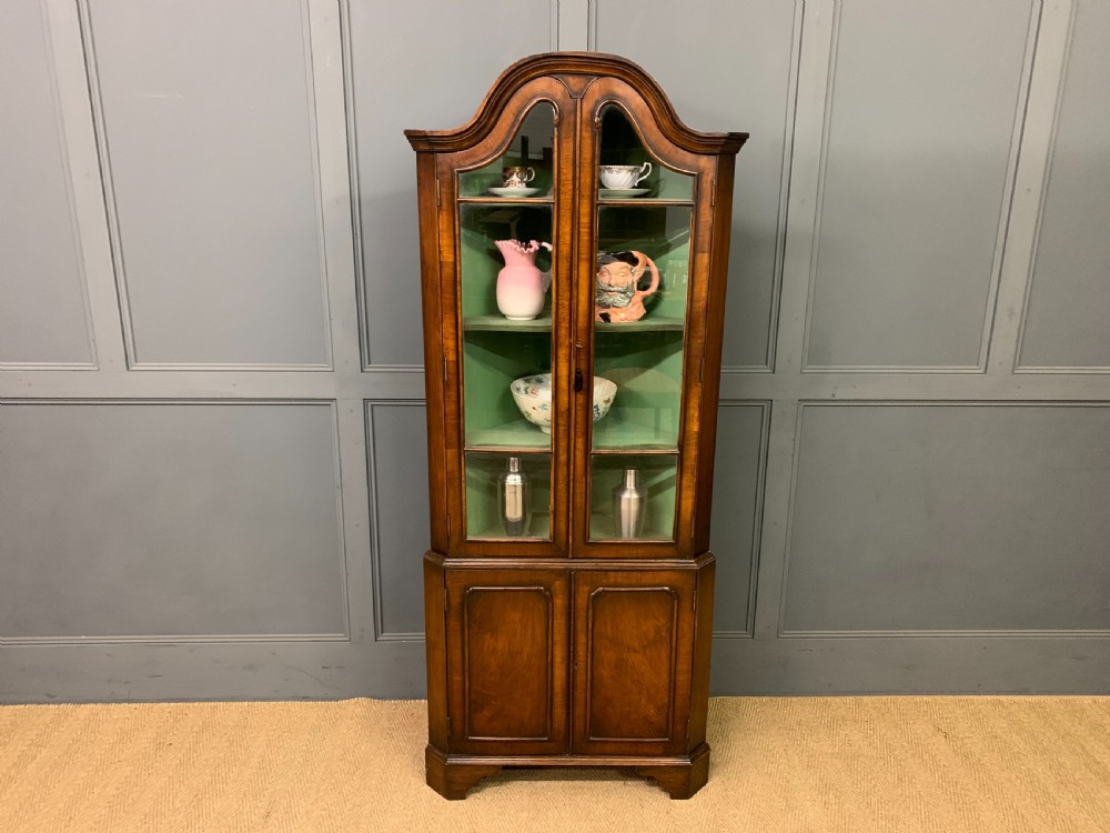 Burr Walnut Corner Cabinet View VIII