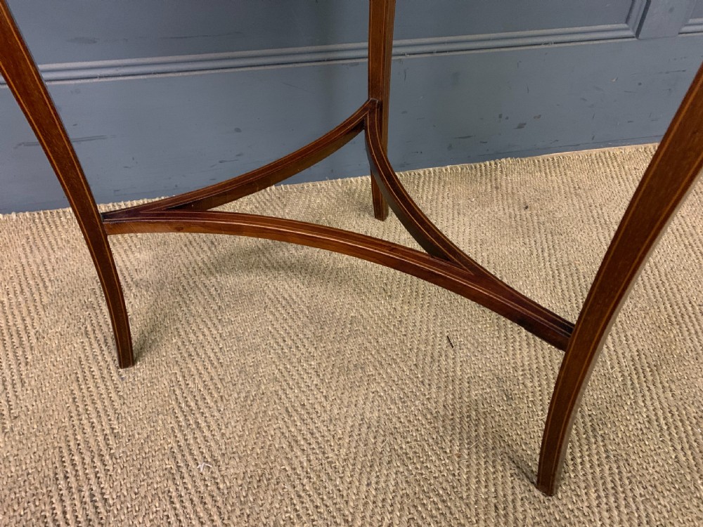 Inlaid Mahogany Heart Shaped Bijouterie Table View XIII