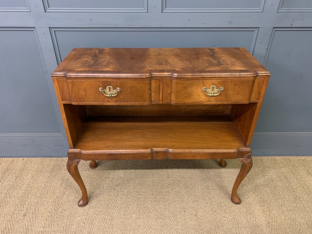 Burr Walnut Side Cabinet View II