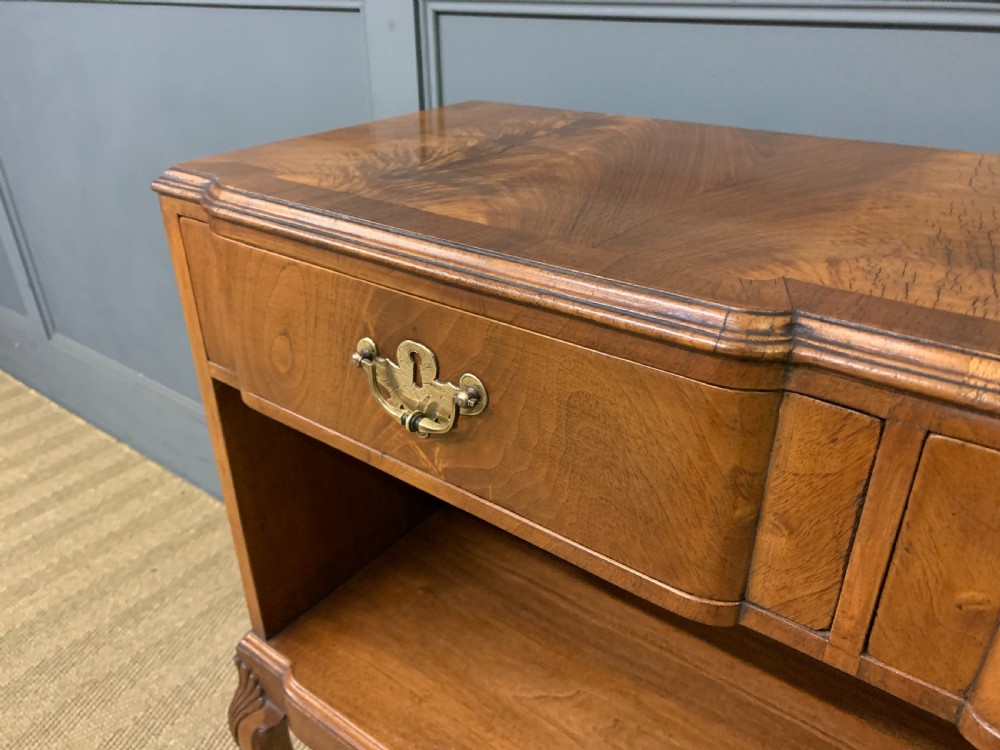 Burr Walnut Side Cabinet View VII