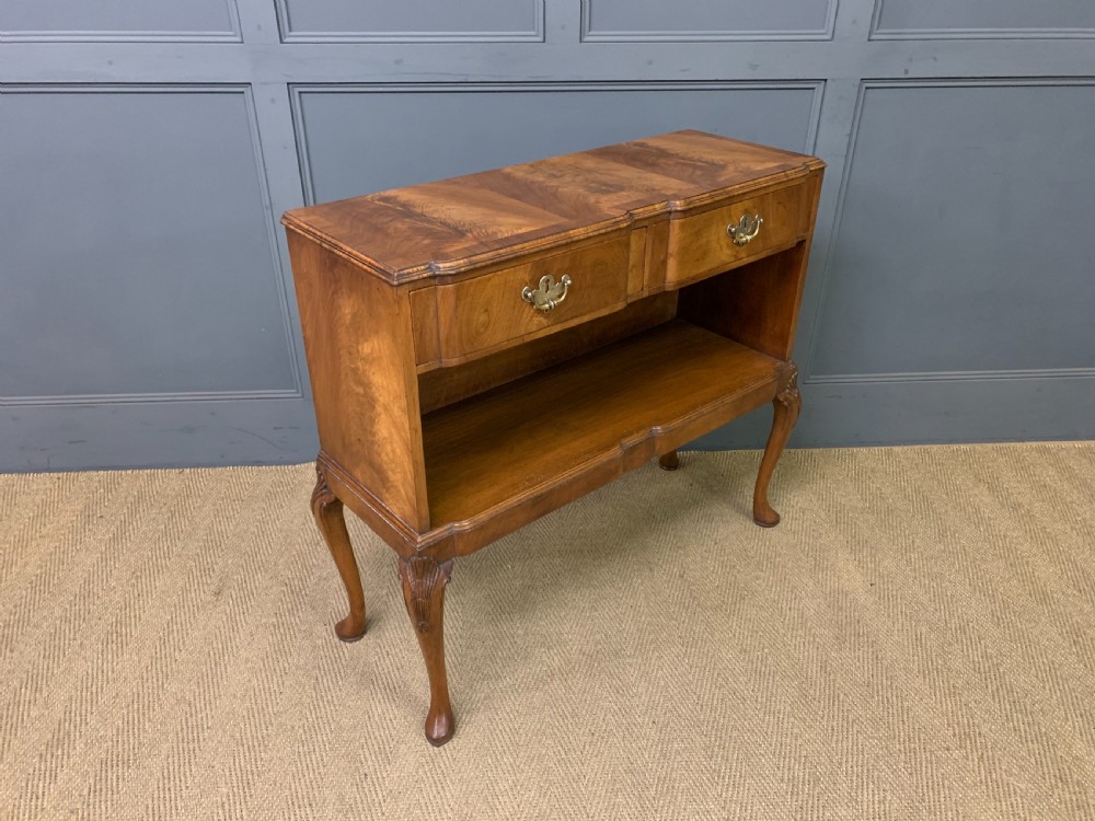 Burr Walnut Side Cabinet View XI