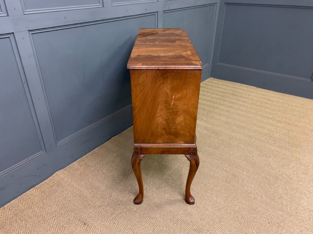Burr Walnut Side Cabinet View XII