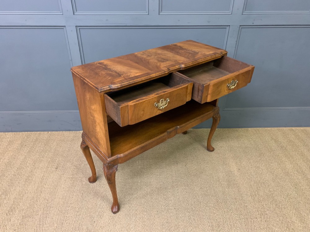 Burr Walnut Side Cabinet View XV