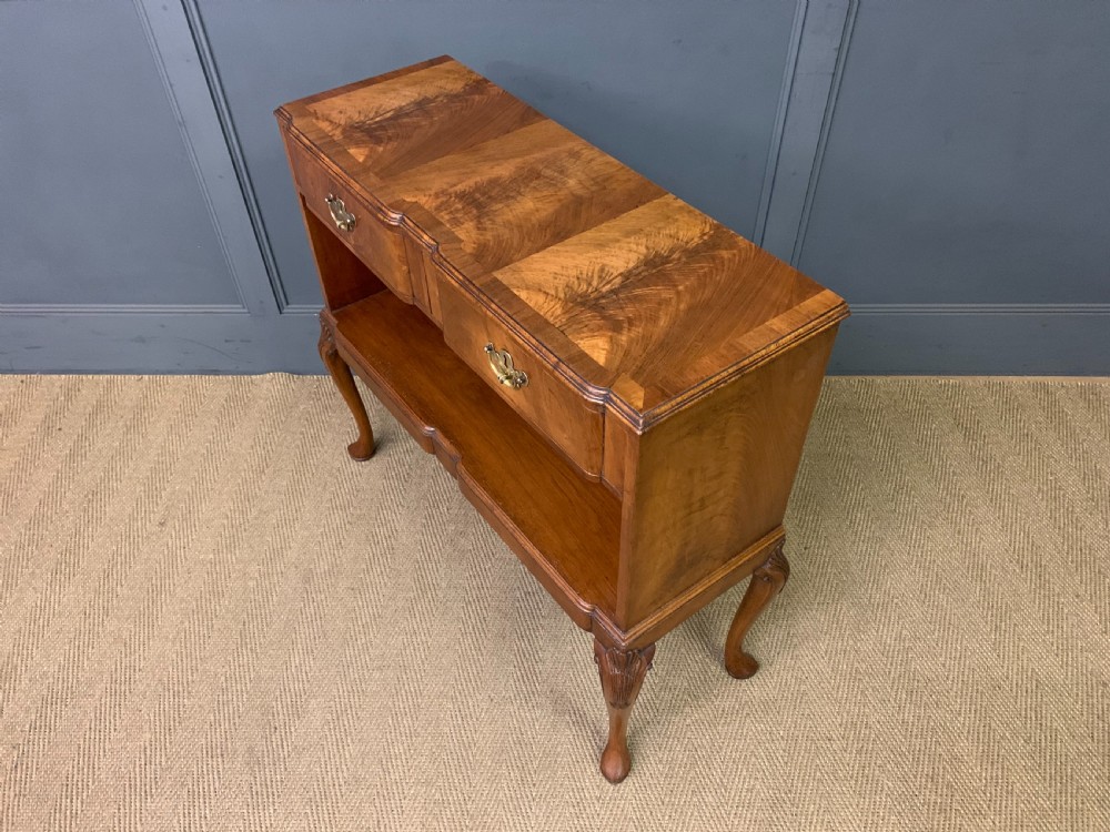 Burr Walnut Side Cabinet View XVI