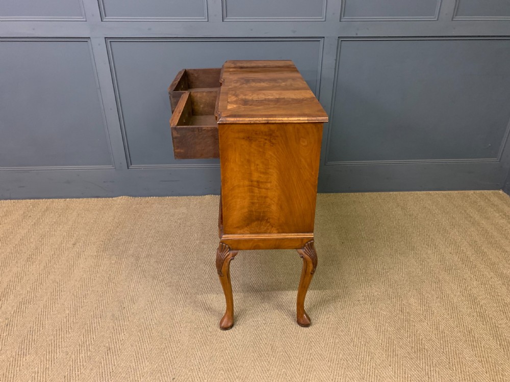 Burr Walnut Side Cabinet View XVII