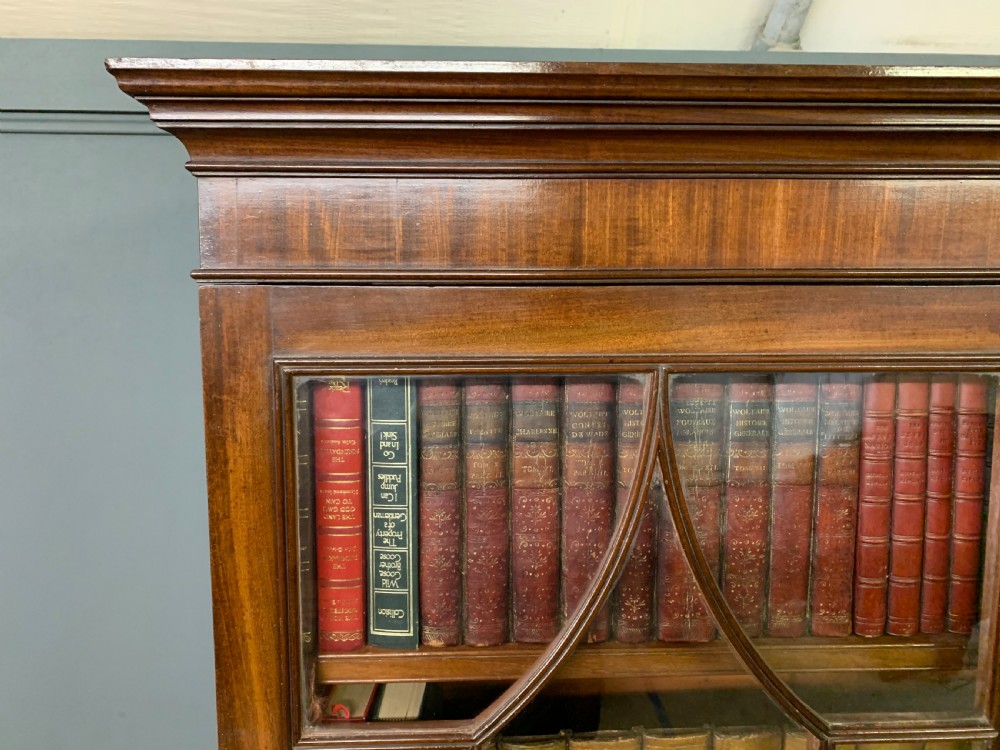 George III Mahogany Secretaire Bookcase View XXVIII