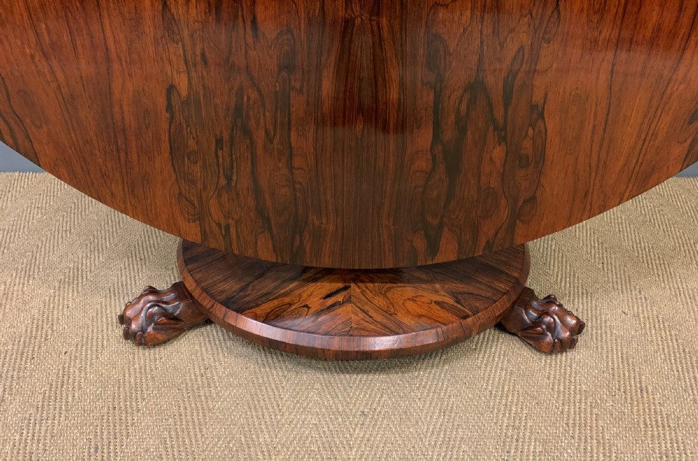 Early Victorian Rosewood Loo Table View IV