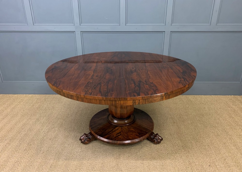 Early Victorian Rosewood Loo Table View VI