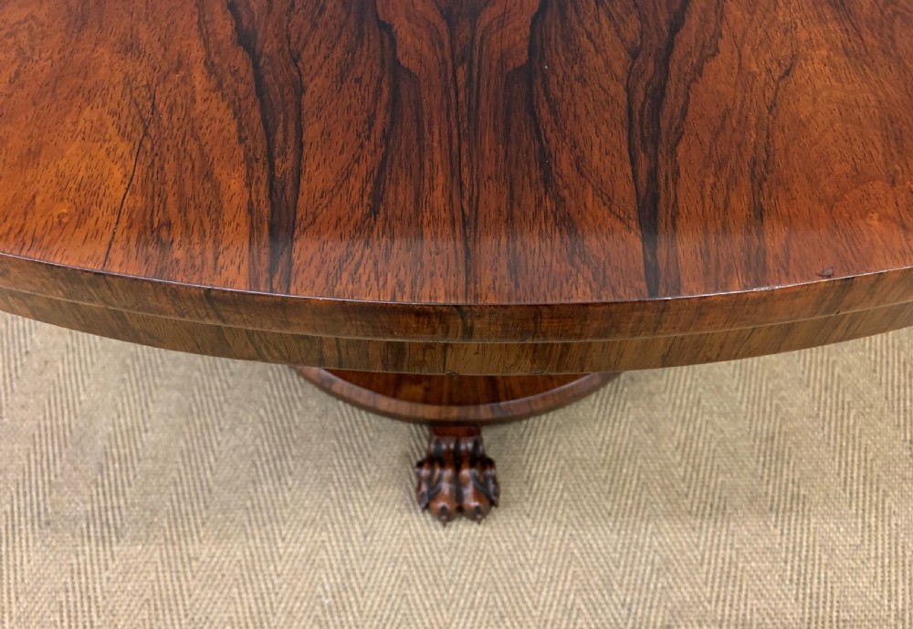 Early Victorian Rosewood Loo Table View XVIII