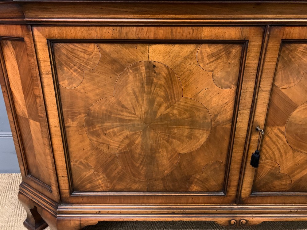 William and Mary Style Burr Walnut Cabinet View V