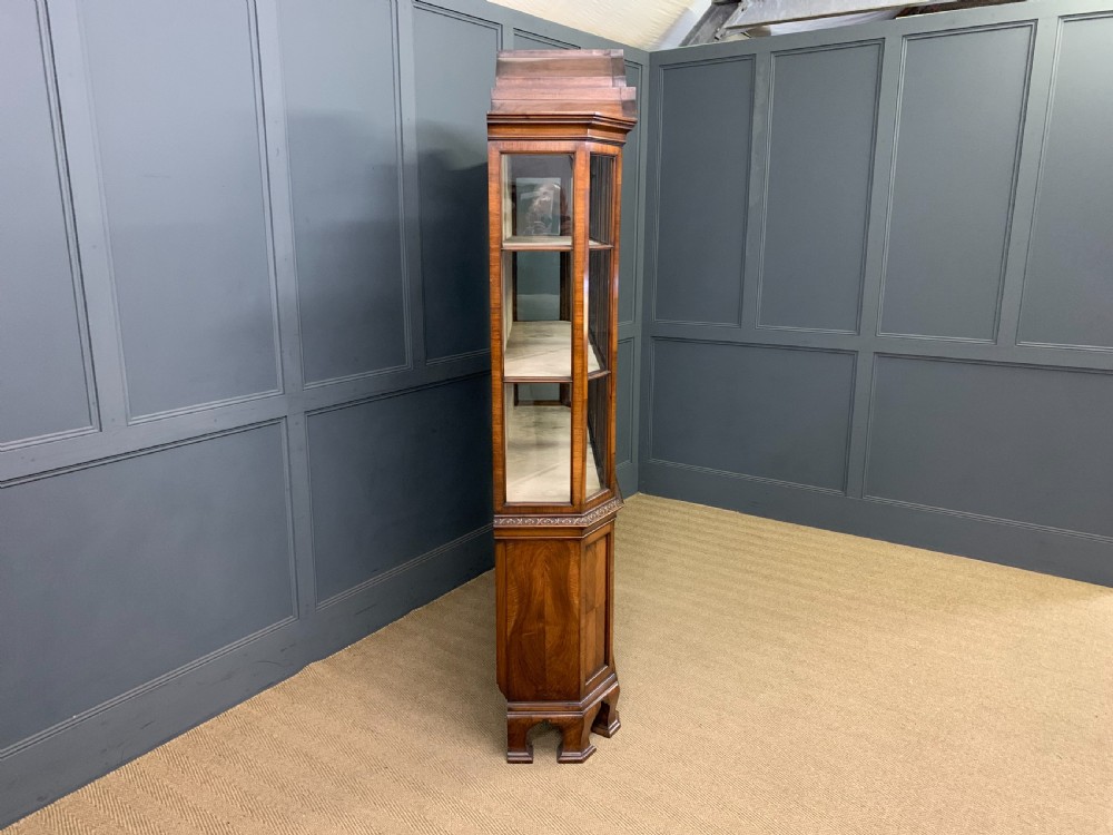 William and Mary Style Burr Walnut Cabinet View XI