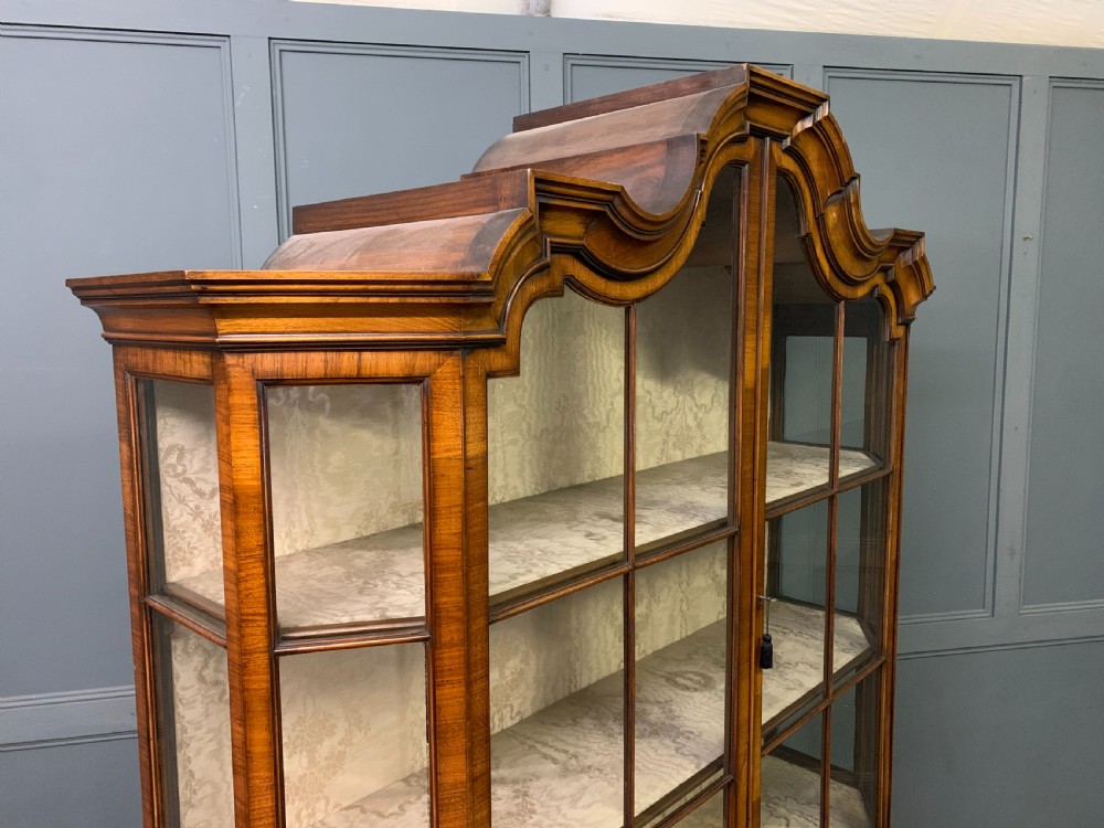 William and Mary Style Burr Walnut Cabinet View XII
