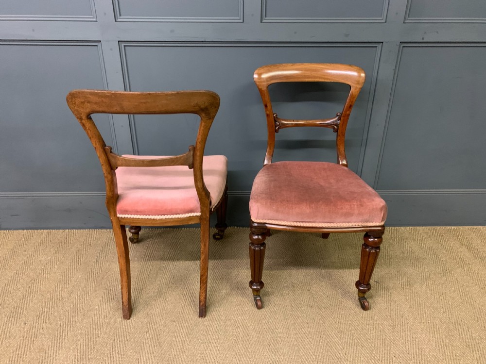 Set of 6 Victorian Mahogany Dining Chairs View V