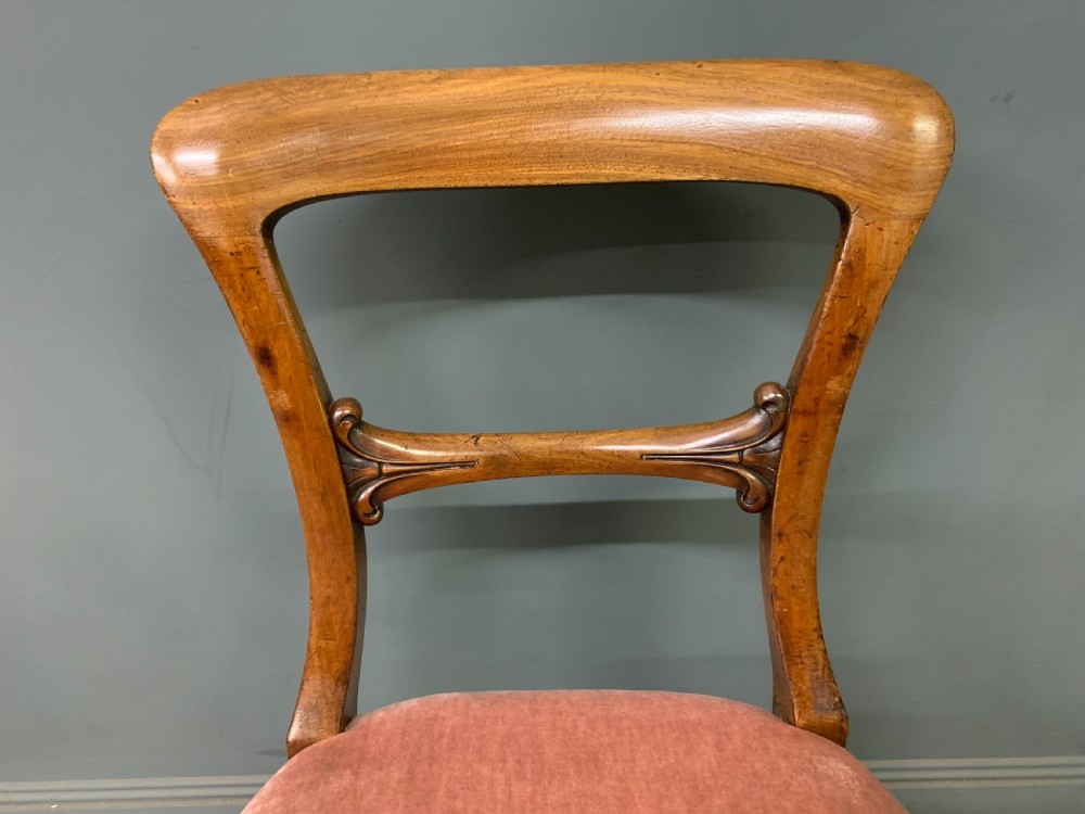 Set of 6 Victorian Mahogany Dining Chairs View VI