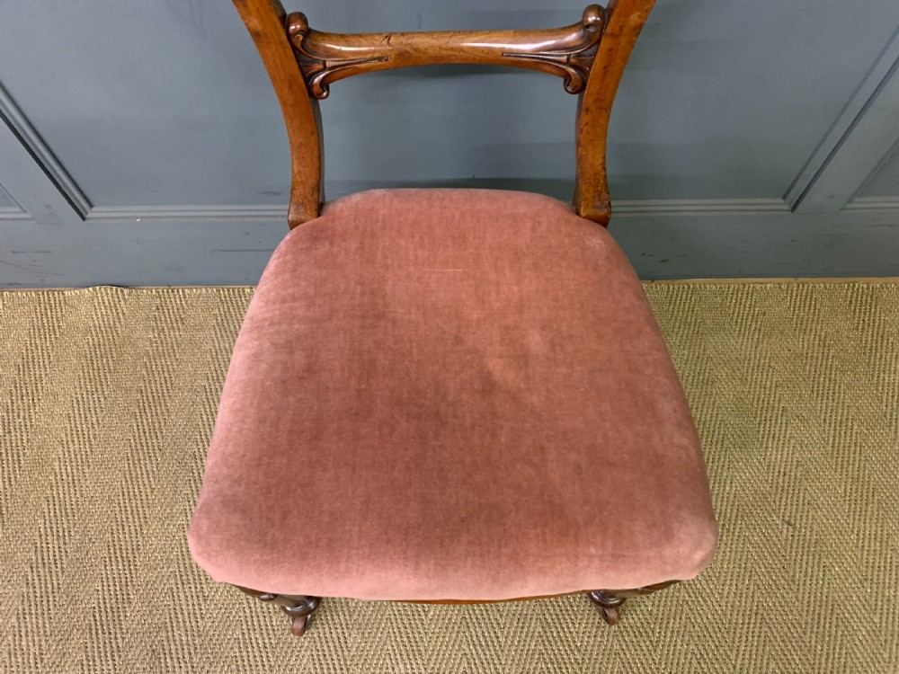 Set of 6 Victorian Mahogany Dining Chairs View VII