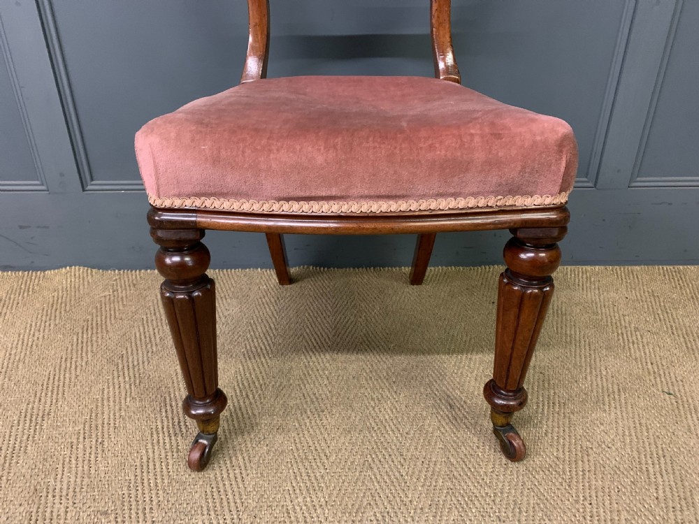 Set of 6 Victorian Mahogany Dining Chairs View VIII