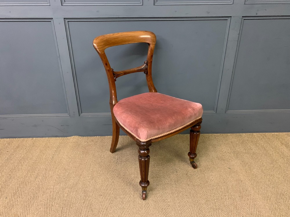 Set of 6 Victorian Mahogany Dining Chairs View IX