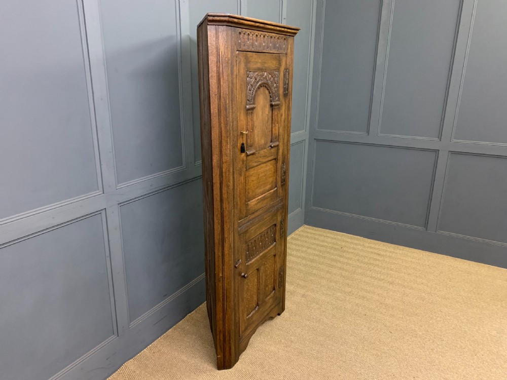 Ipswich Oak Corner Cupboard View IV