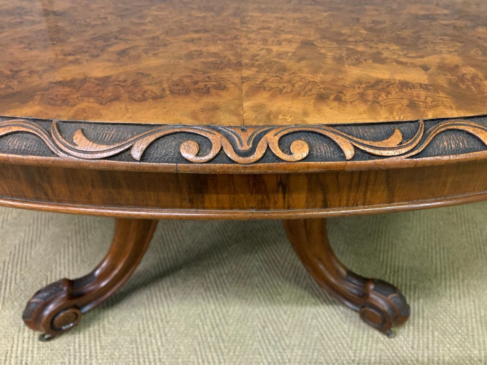 Victorian Burr Walnut Coffee Table View VI