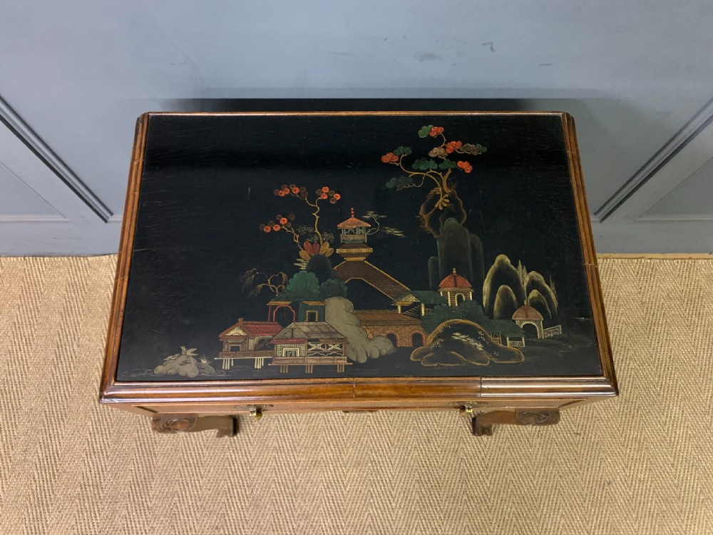 Chinoiserie Decorated Walnut Lamp Table View IV