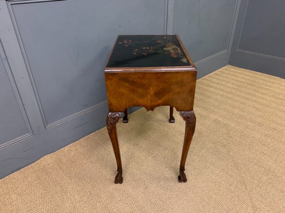 Chinoiserie Decorated Walnut Lamp Table View XI