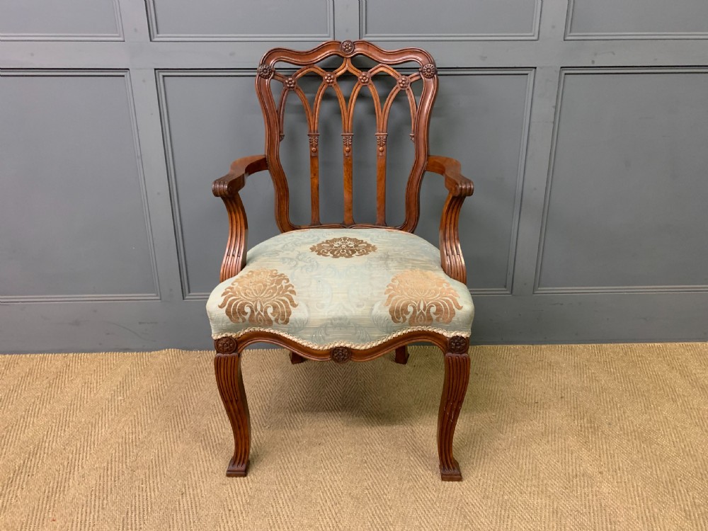 Edwardian Mahogany Desk Armchair  View II
