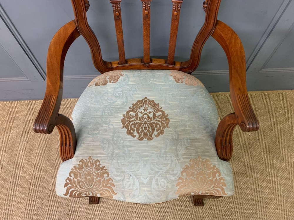 Edwardian Mahogany Desk Armchair  View III