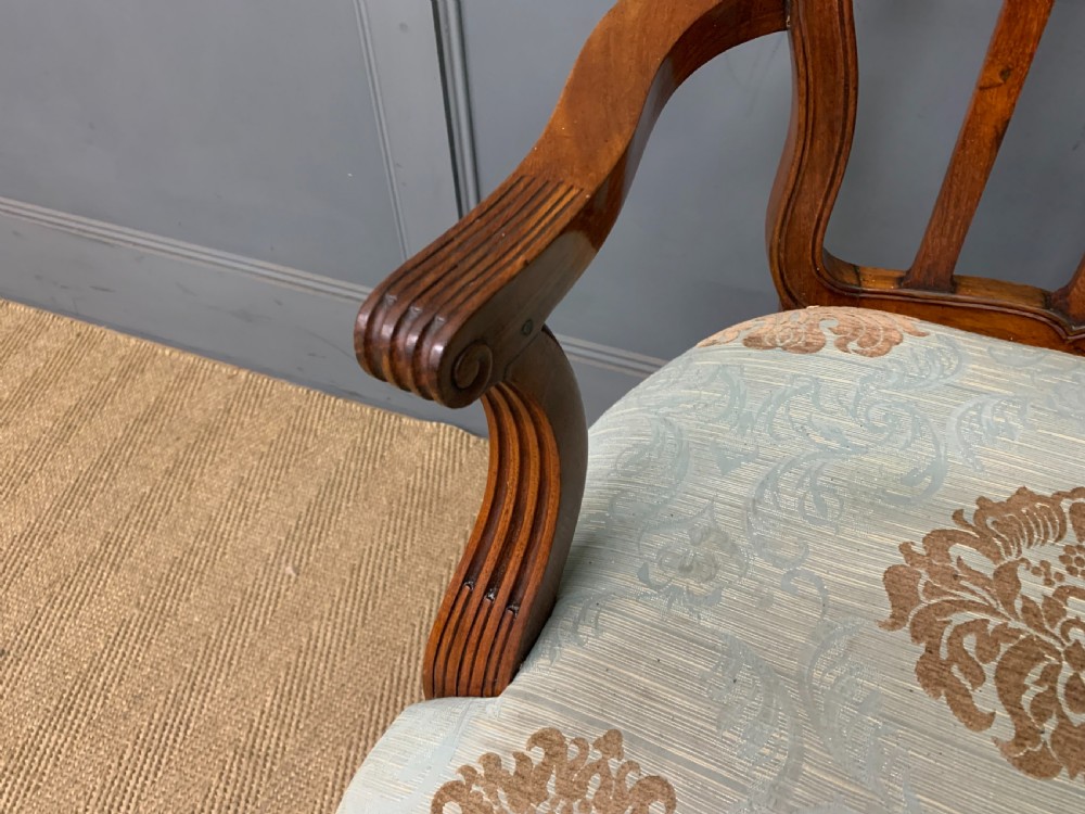 Edwardian Mahogany Desk Armchair  View V