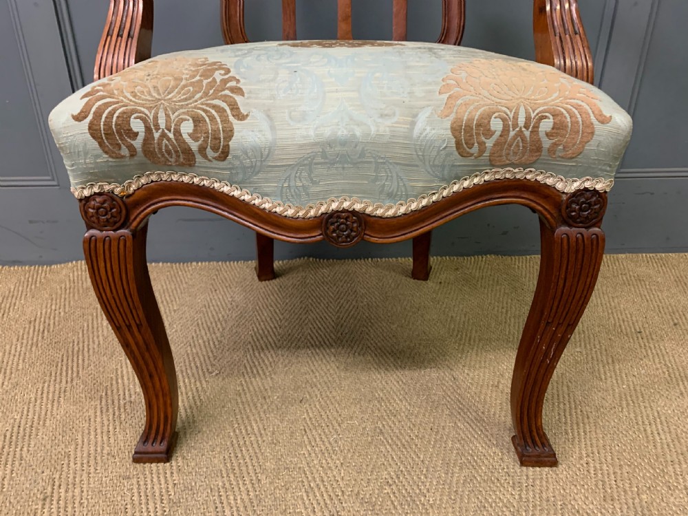 Edwardian Mahogany Desk Armchair  View VI