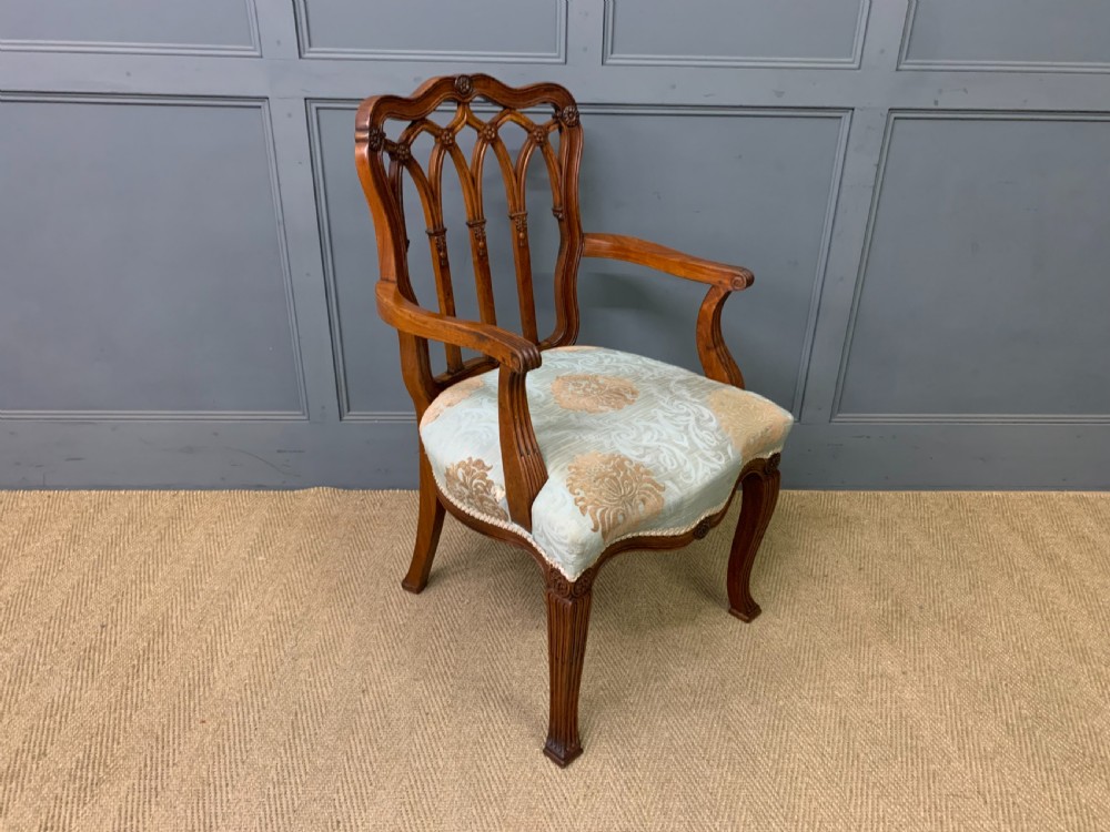 Edwardian Mahogany Desk Armchair  View VII
