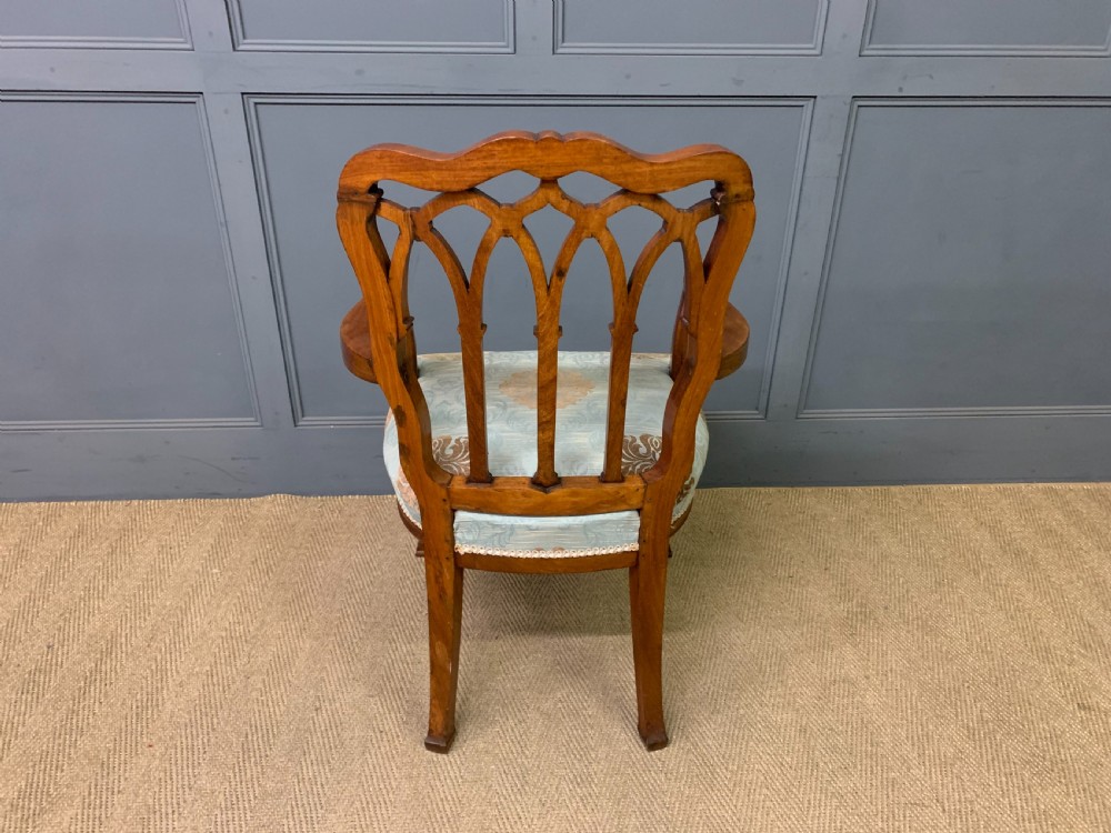 Edwardian Mahogany Desk Armchair  View IX