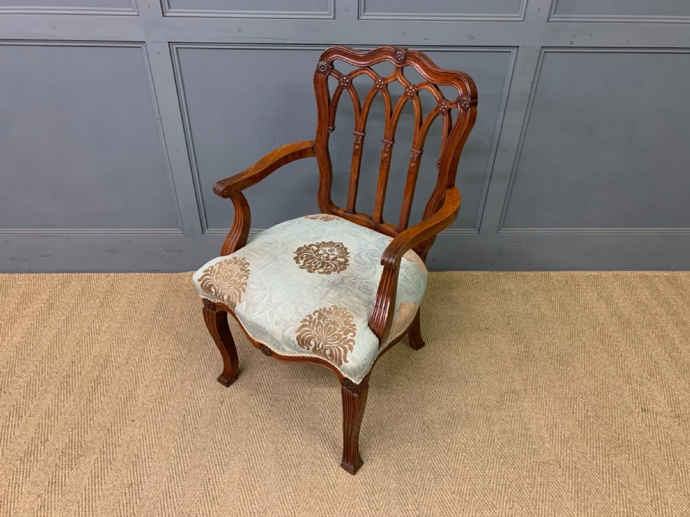 Edwardian Mahogany Desk Armchair  View X
