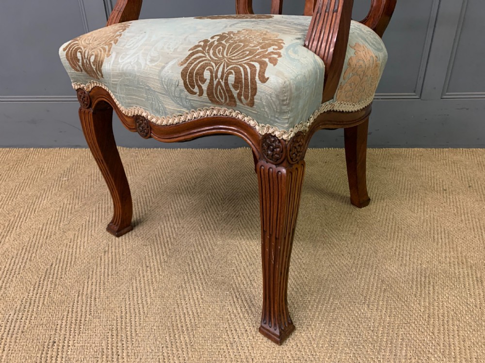 Edwardian Mahogany Desk Armchair  View XI