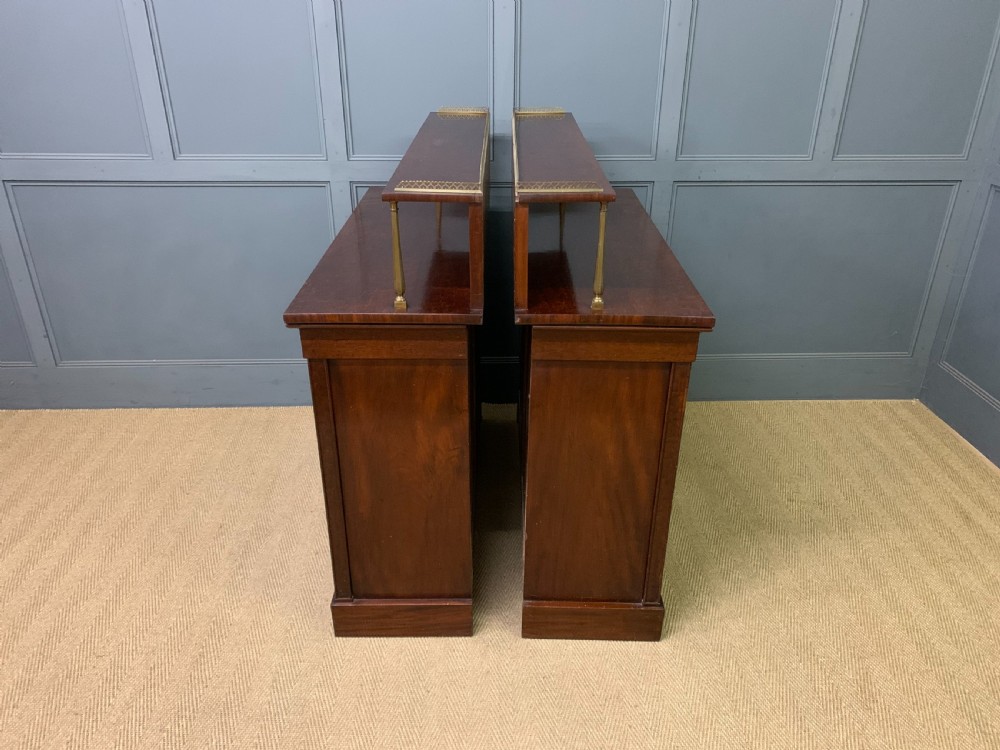Pair of Regency Period Mahogany Side Cabinets View VII