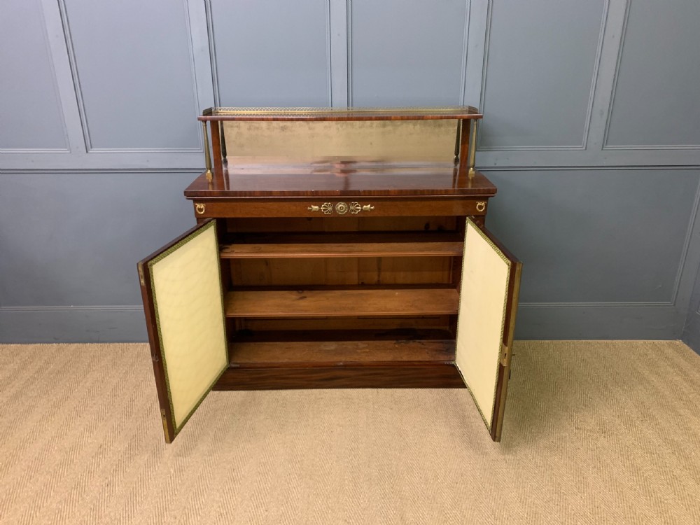 Pair of Regency Period Mahogany Side Cabinets View IX