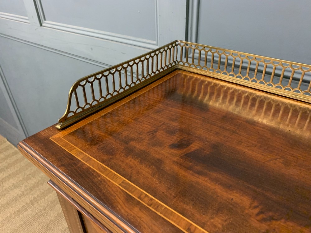 Inlaid Mahogany Bookcase View V