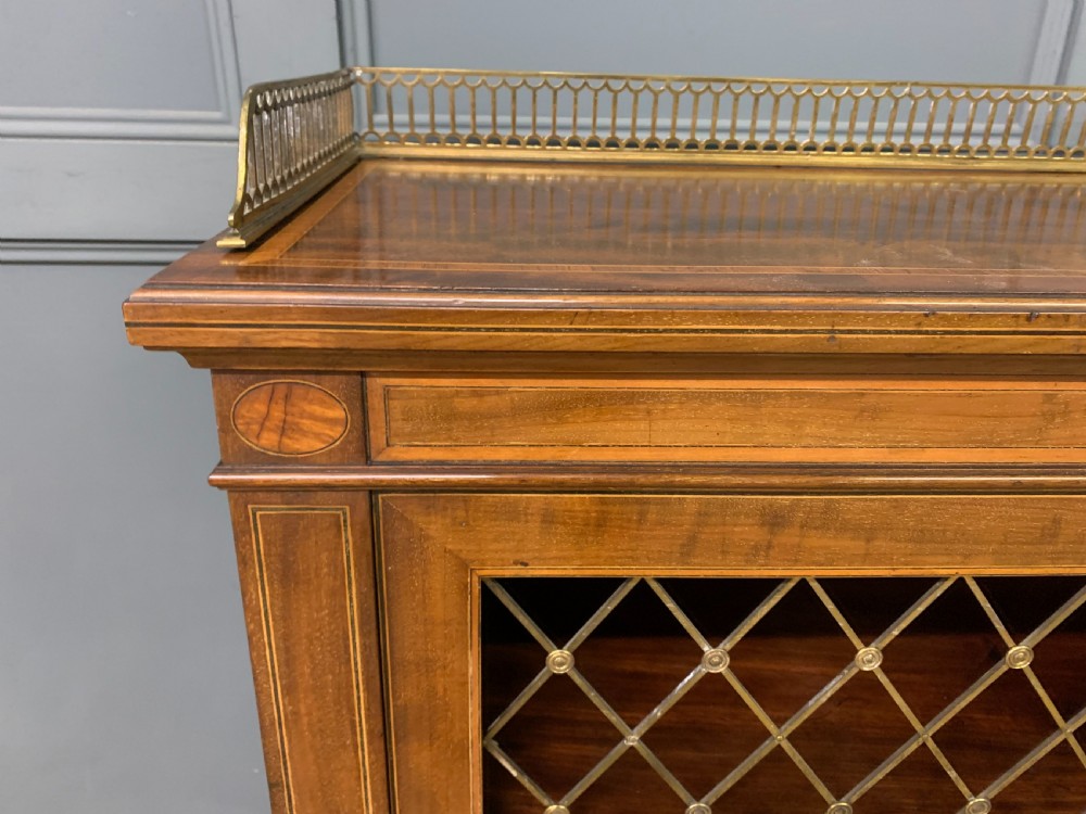 Inlaid Mahogany Bookcase View VII