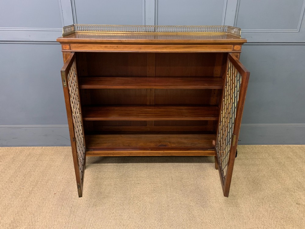Inlaid Mahogany Bookcase View IX