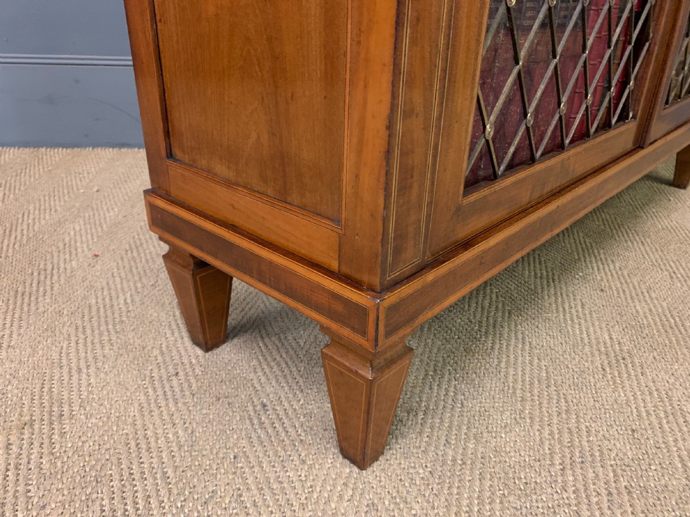 Inlaid Mahogany Bookcase View XIV