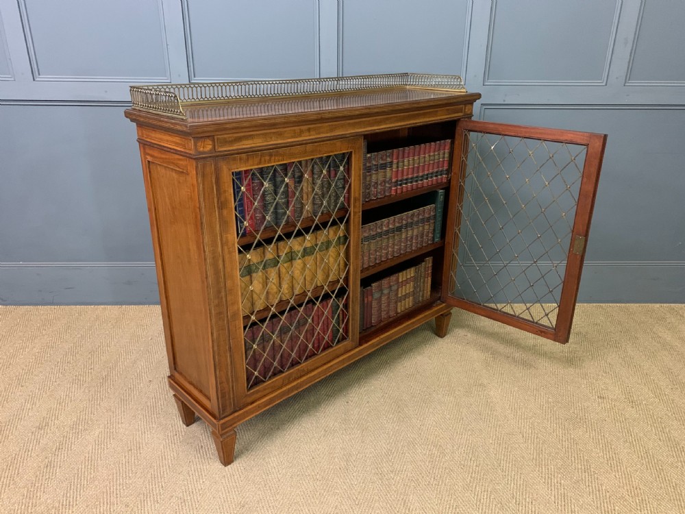 Inlaid Mahogany Bookcase View XVI