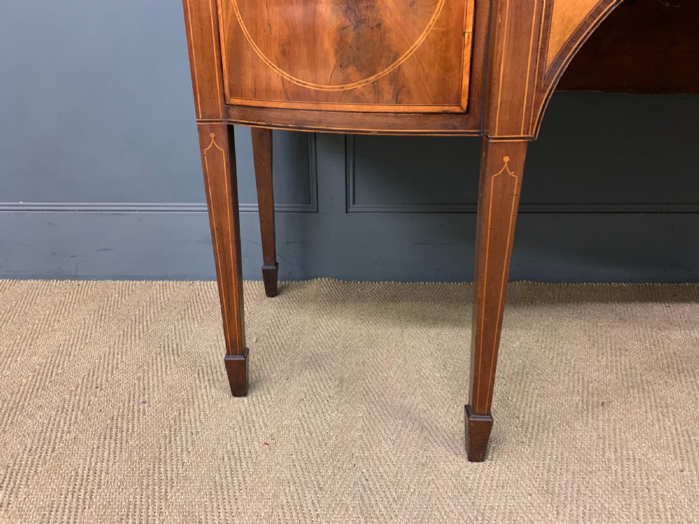 George III Period Inlaid Mahogany Sideboard View VIII