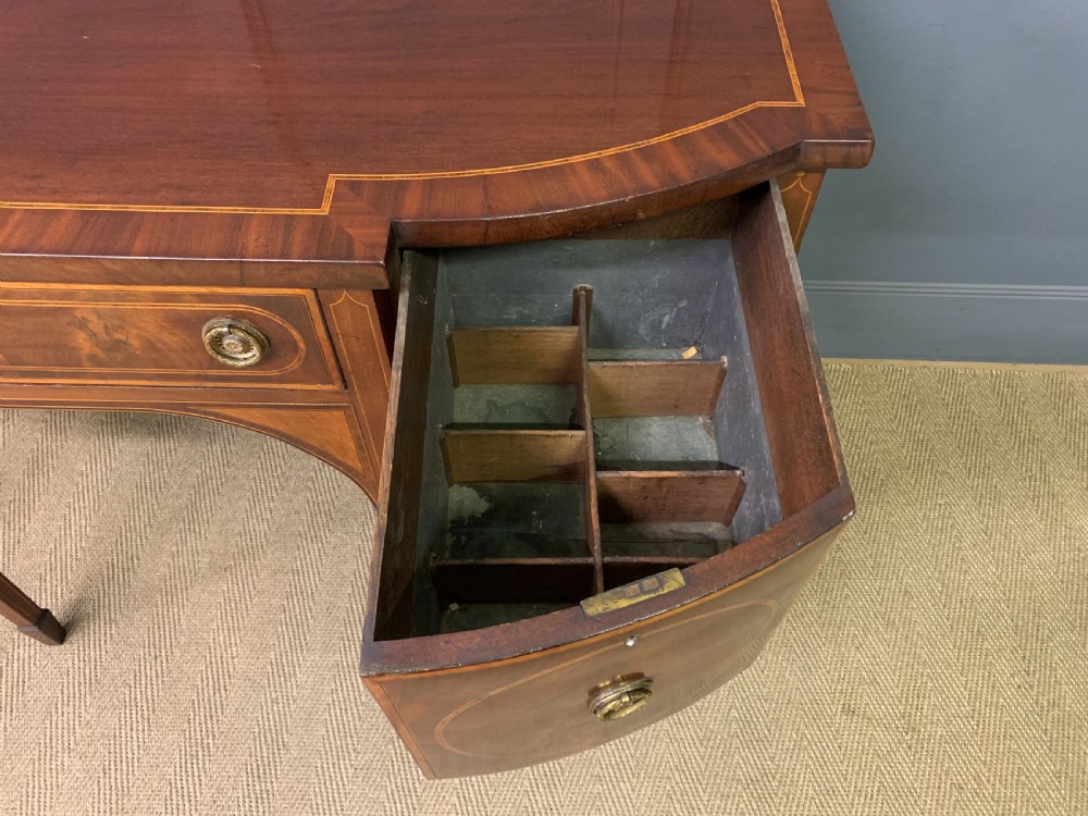 George III Period Inlaid Mahogany Sideboard View XI