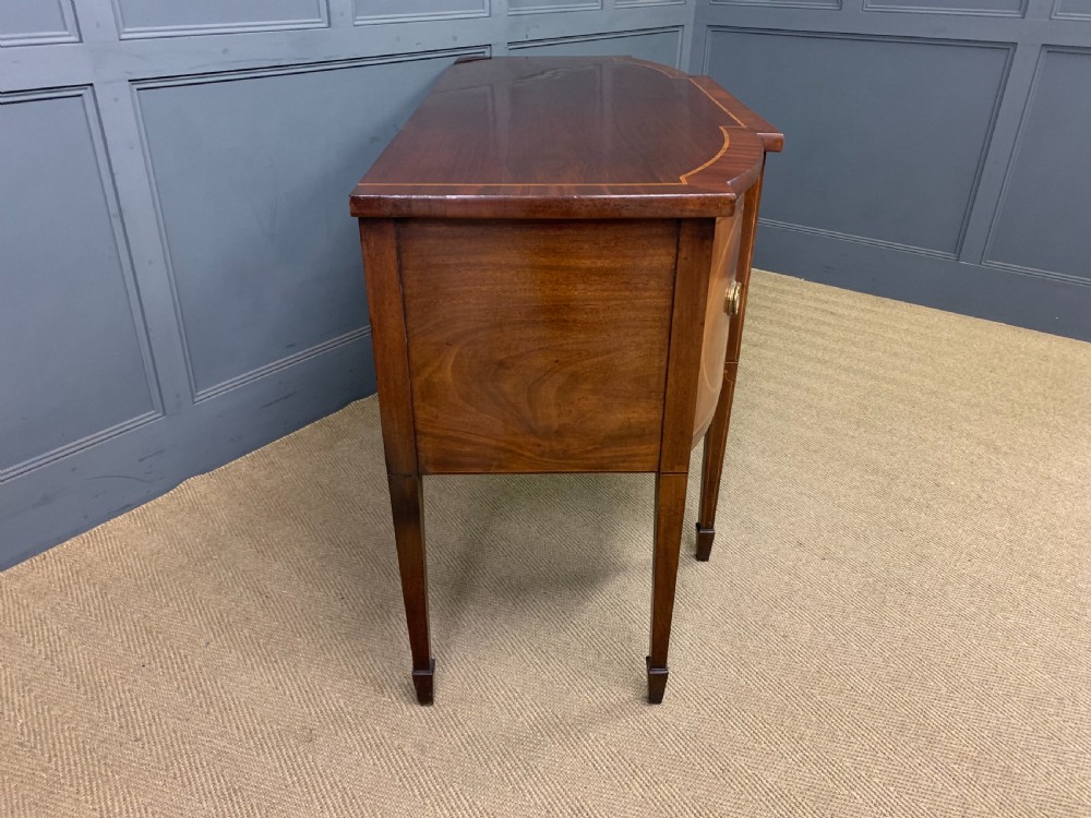 George III Period Inlaid Mahogany Sideboard View XIII