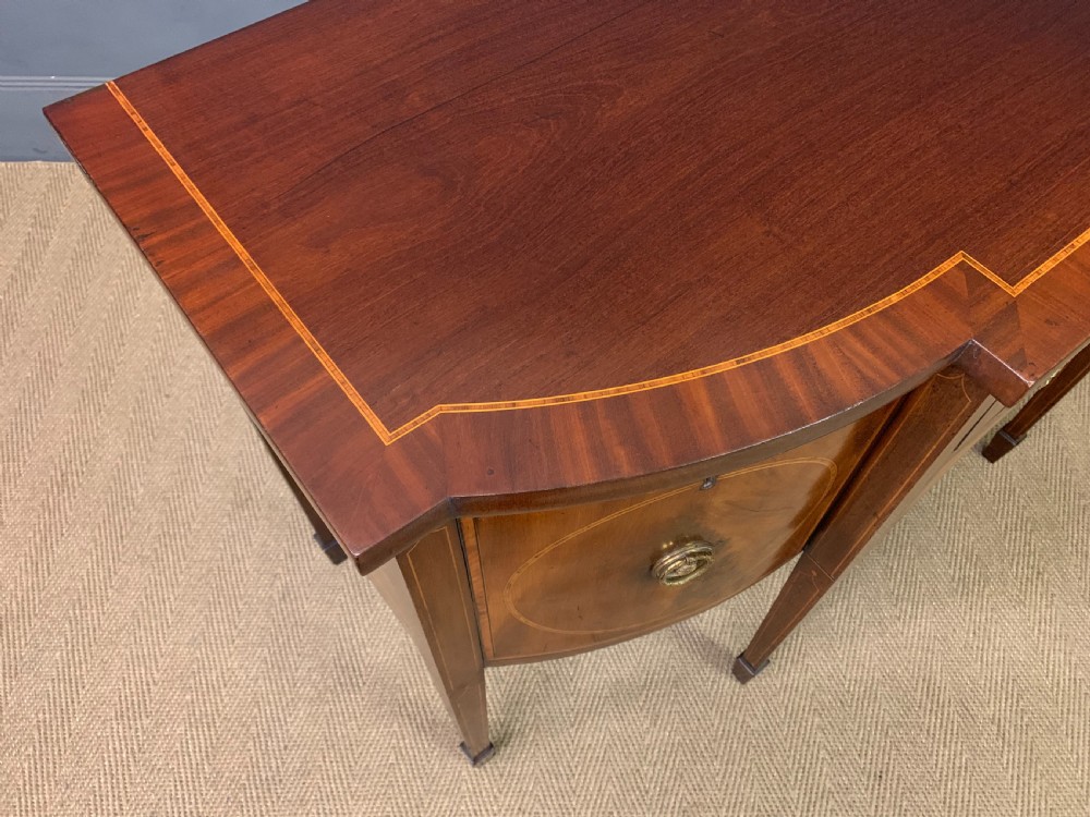 George III Period Inlaid Mahogany Sideboard View XIV
