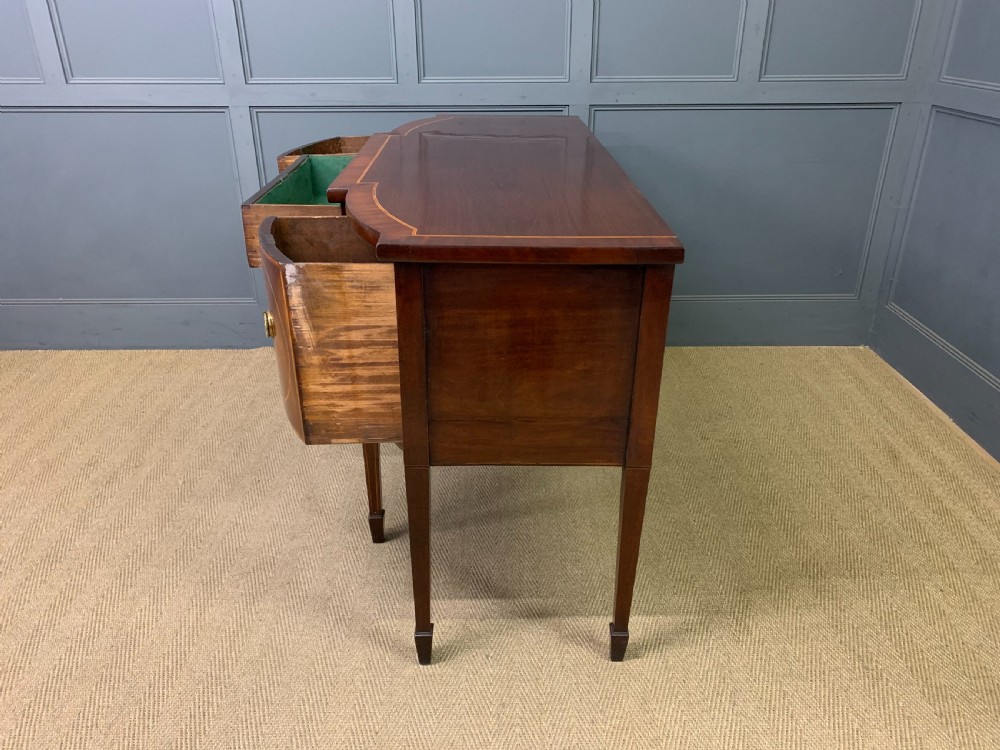 George III Period Inlaid Mahogany Sideboard View XVII
